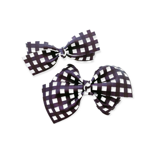 Avery Black and White Gingham